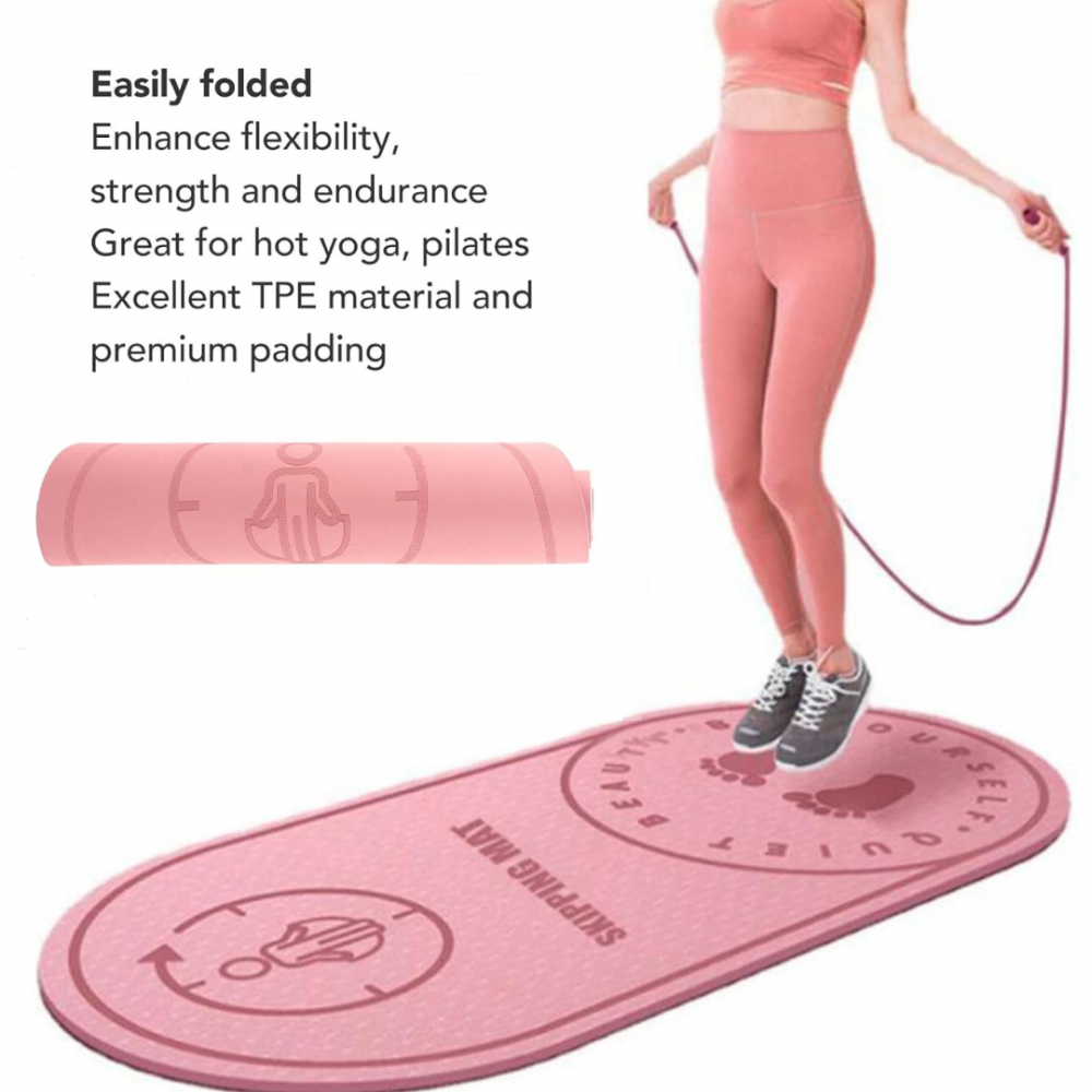 Saltea antrenament fitness/yoga, roz [8]