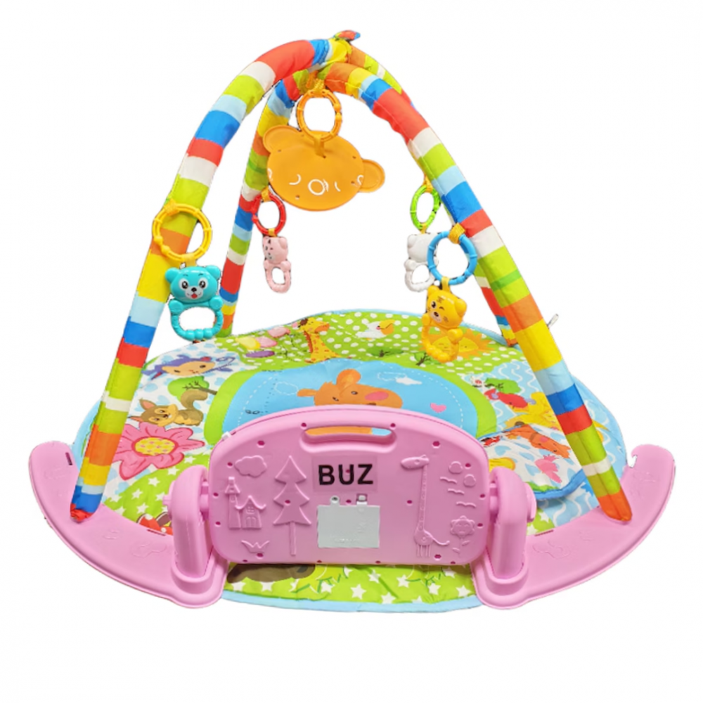 Saltea de activități, 4 în 1, cu lumini, sunete și pian detașabil [7]