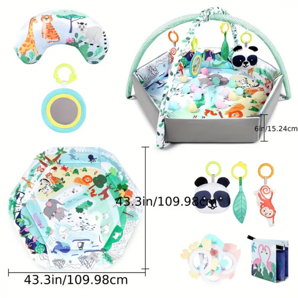 Saltea de activități cu arcadă detașabilă și accesorii [7]