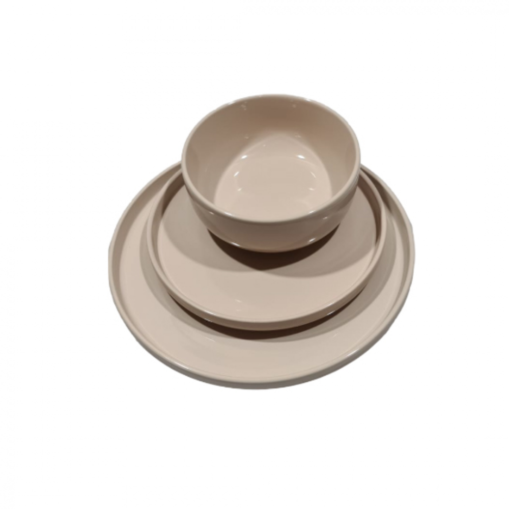 Set 12 piese serviciu de masă, Crem [3]