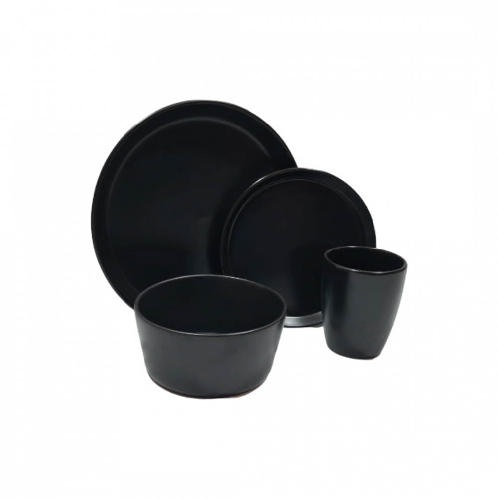 Set 16 piese serviciu de masă, Negru [3]