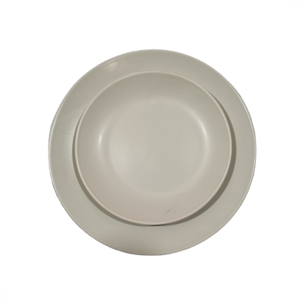 Set 18 piese serviciu de masă, Bej [3]