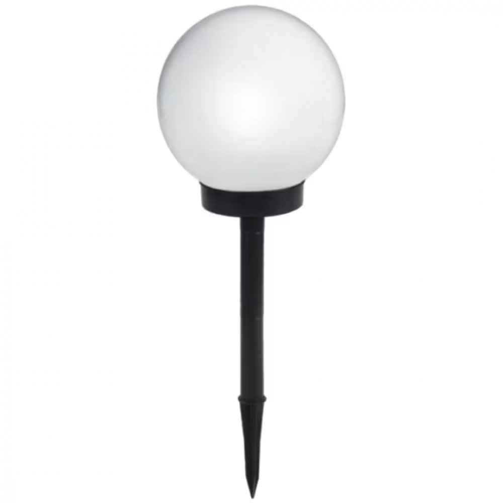Set 2 lămpi solare pentru grădină, cu țăruș, formă sferică [1]
