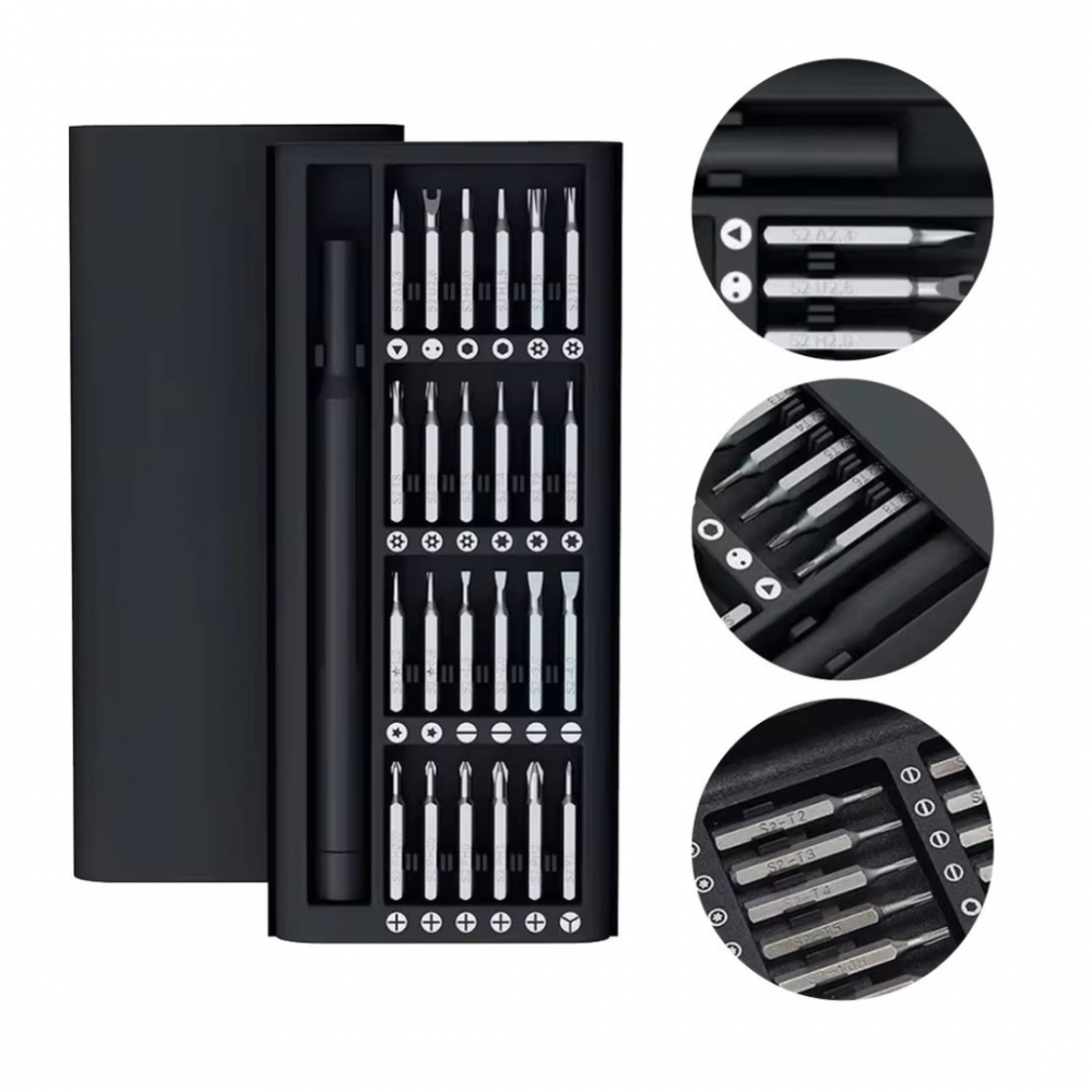 Set 24 mini șurubelniță portabilă - Kit magnetic pentru reparații [5]