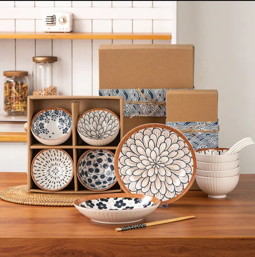 Set 4 boluri ceramica, model FLORICELE [3]