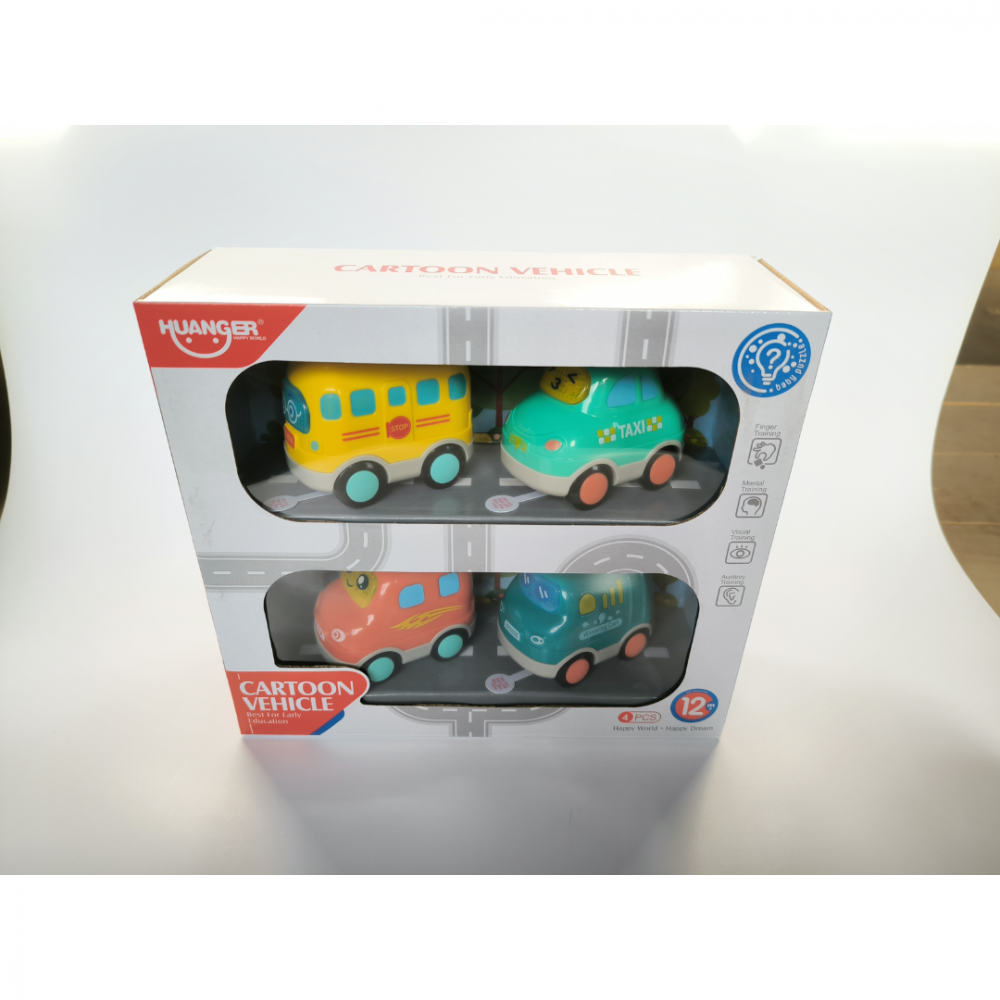 Set 4 mașinuțe pentru diverse meserii, cu sunete și lumini [4]