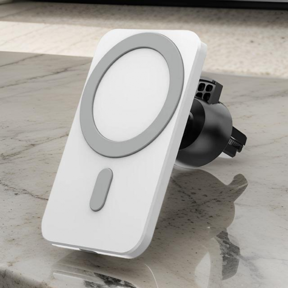 Suport auto cu încărcare wireless MagSafe, alb [7]
