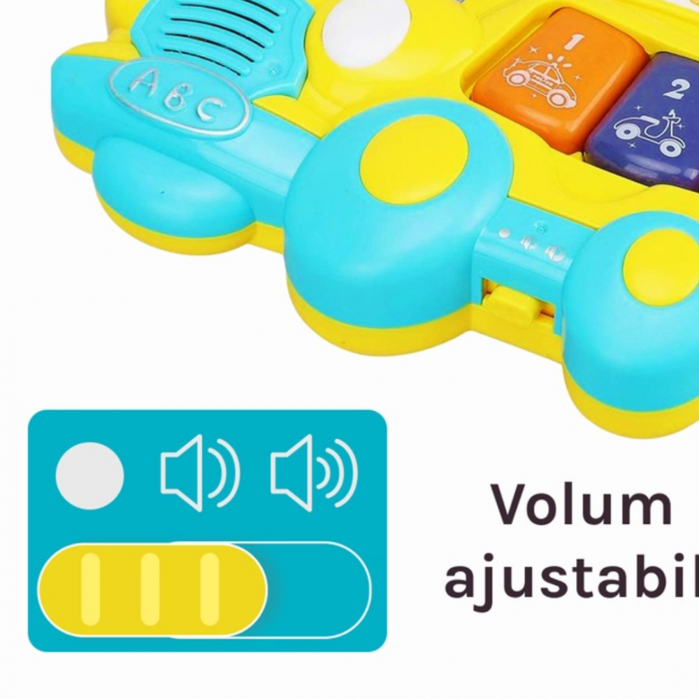 Set autobuz cu clape și animaluțe vesele, cu sunete și lumini [4]