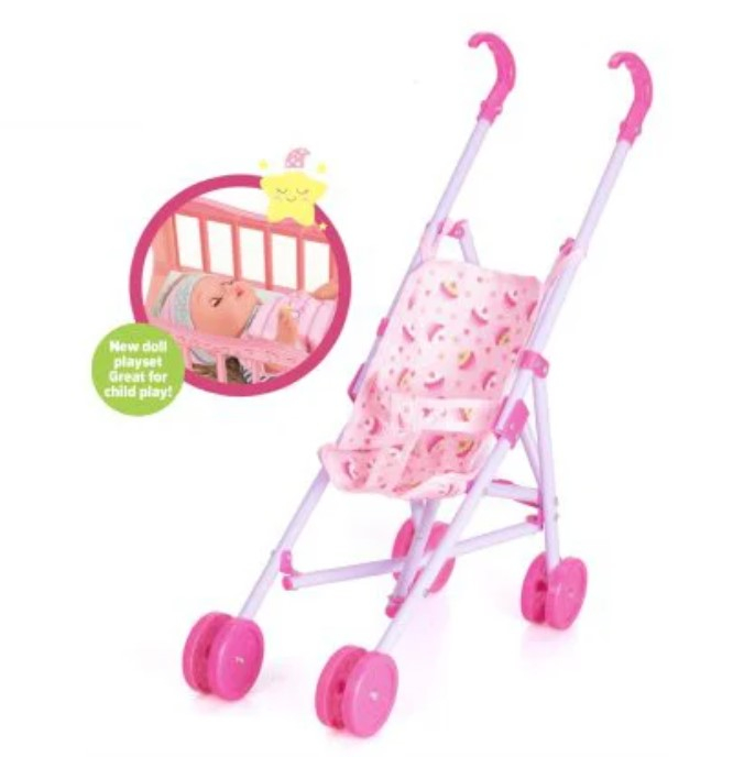 Set bebelus cu 12 sunete si carucior plus accesorii pentru fetite cu varsta 36luni++ [2]