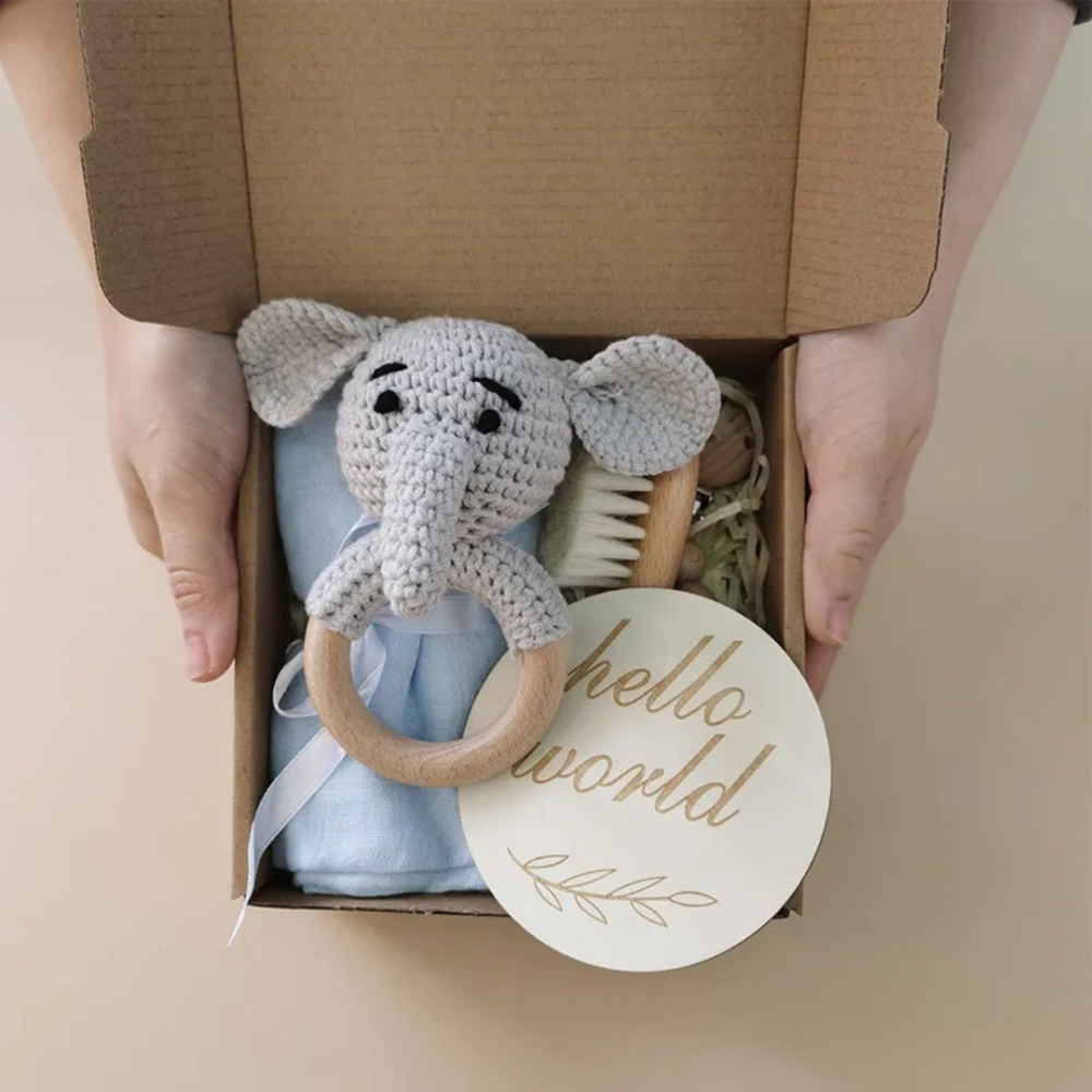 Set bebelusi "Hello World", model Elefant [3]