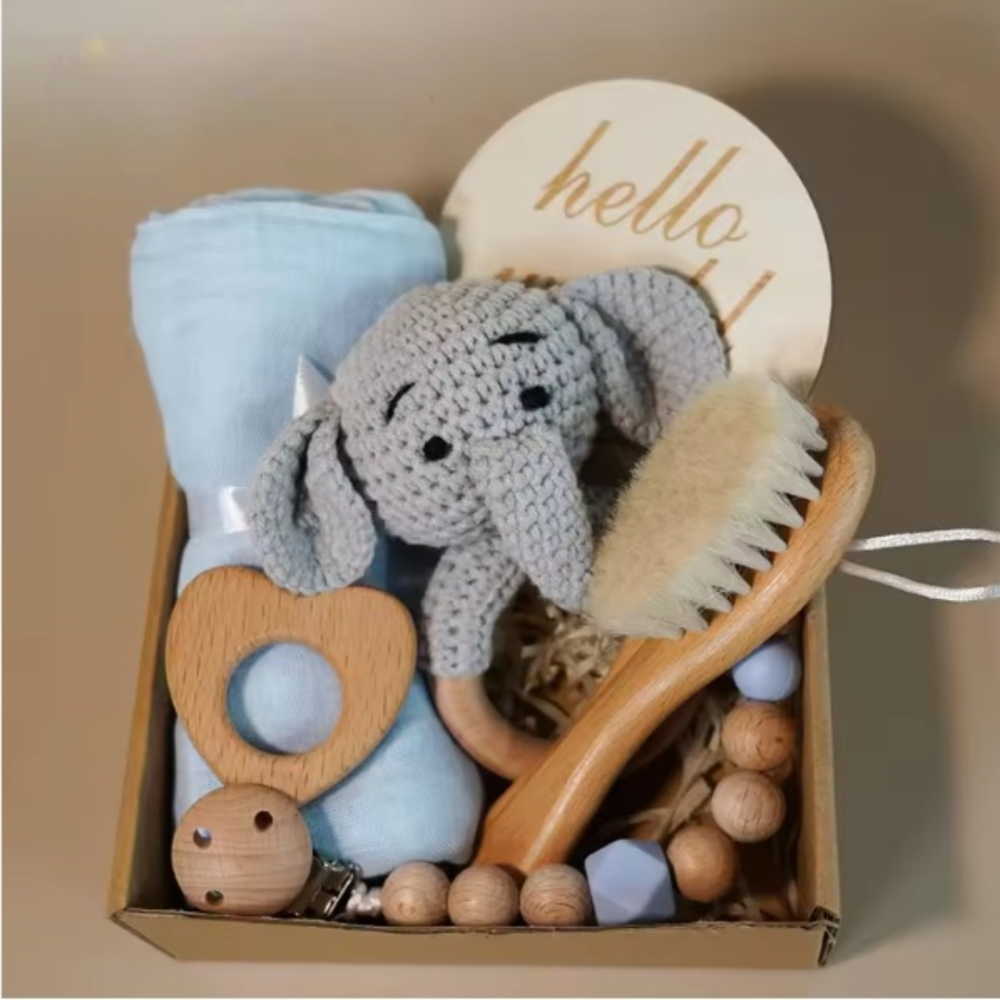 Set bebelusi "Hello World", model Elefant [2]