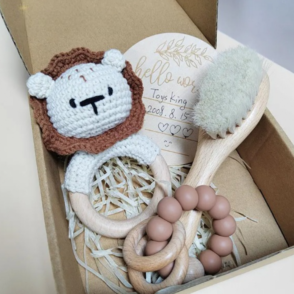 Set bebelusi "Hello World", model Leu [4]