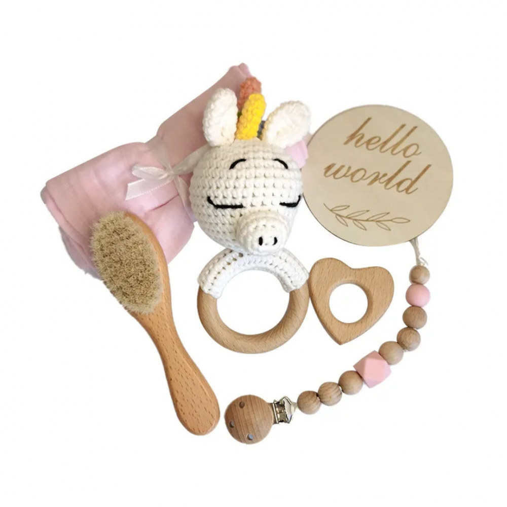 Set bebelusi "Hello World", model Unicorn [1]