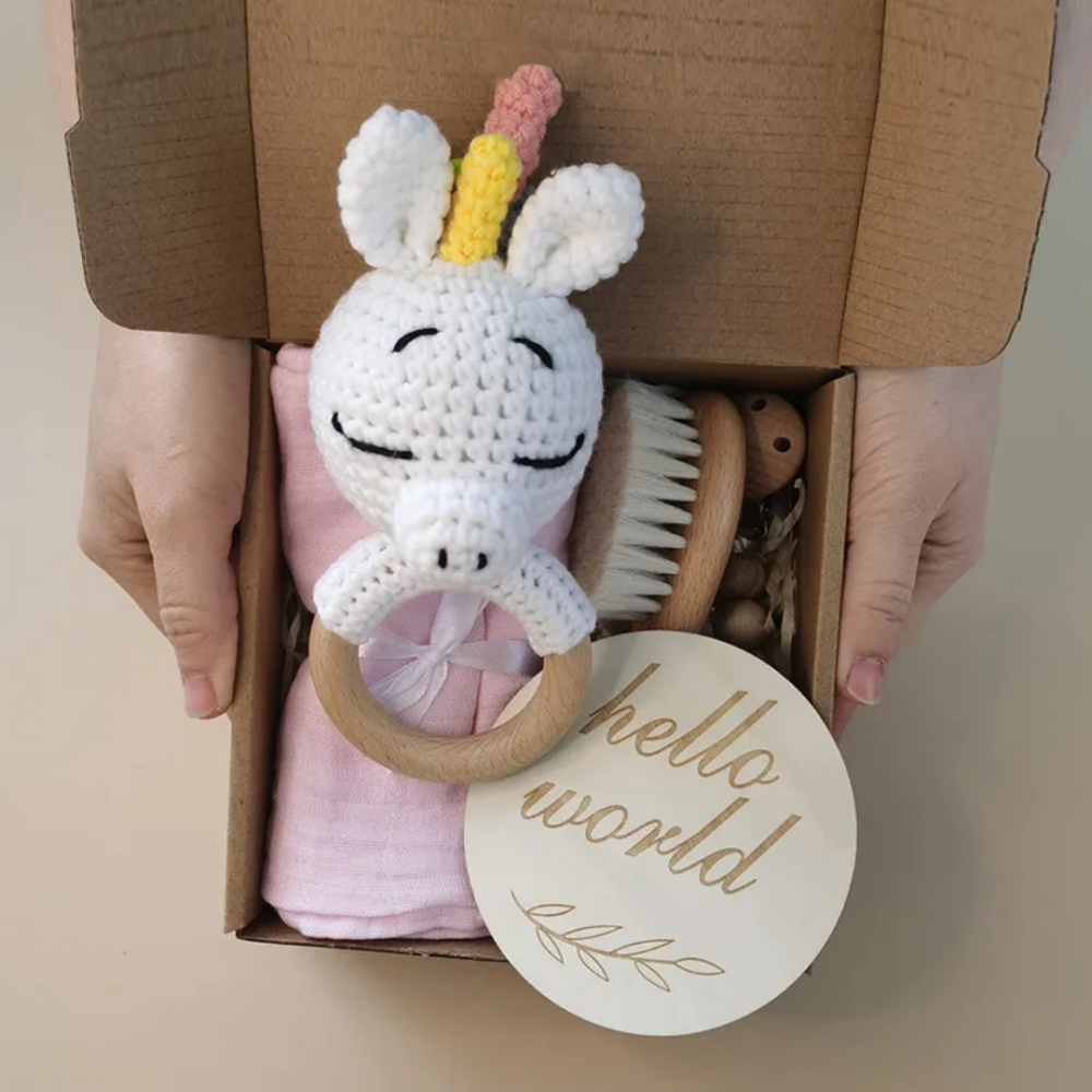 Set bebelusi "Hello World", model Unicorn [3]