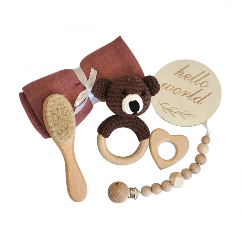 Set bebelusi "Hello World", model Ursulet [1]