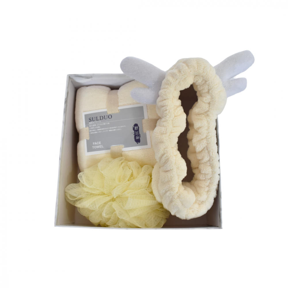 Set cadou 3 piese pentru fete, Crem [2]