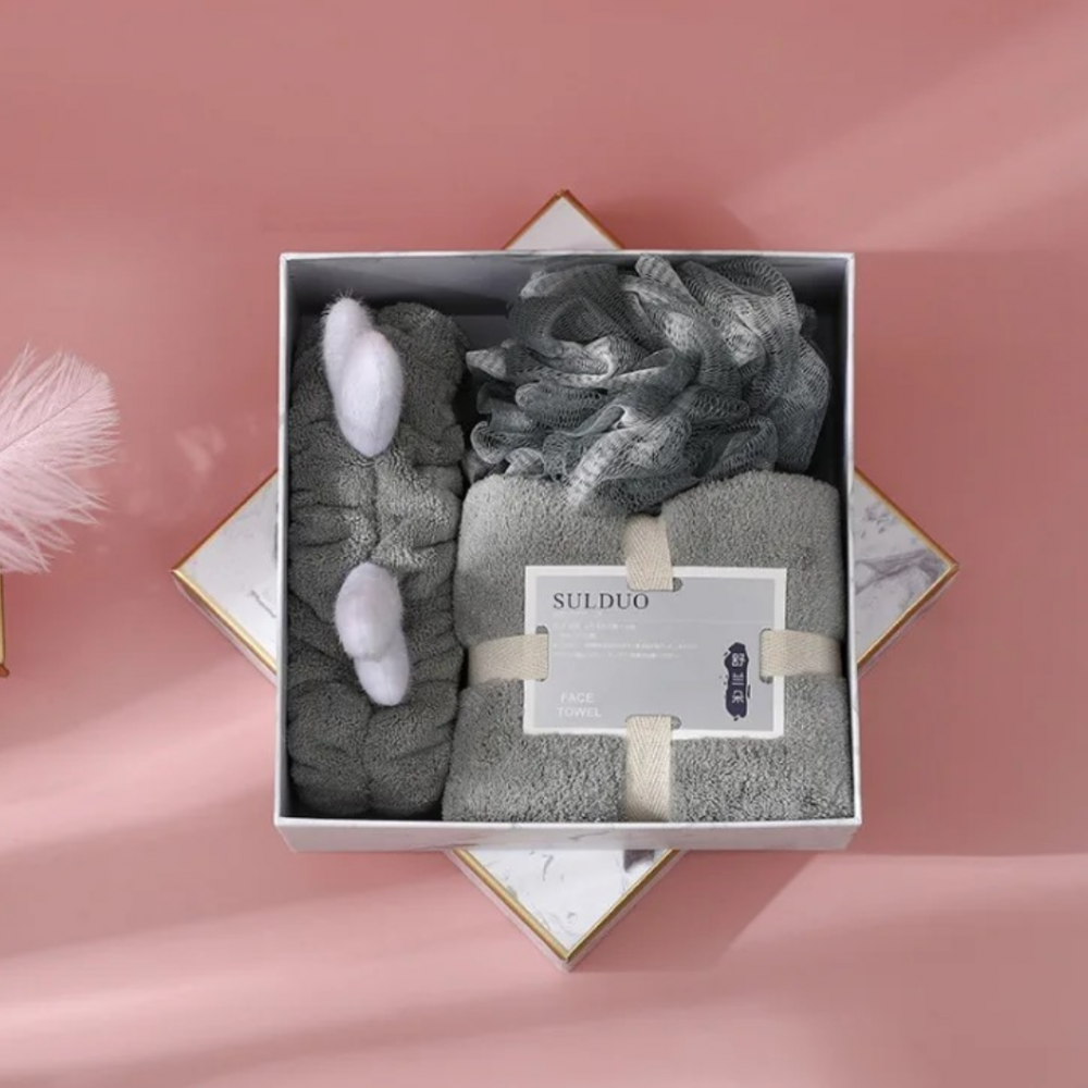 Set cadou 3 piese pentru fete, Gri [2]