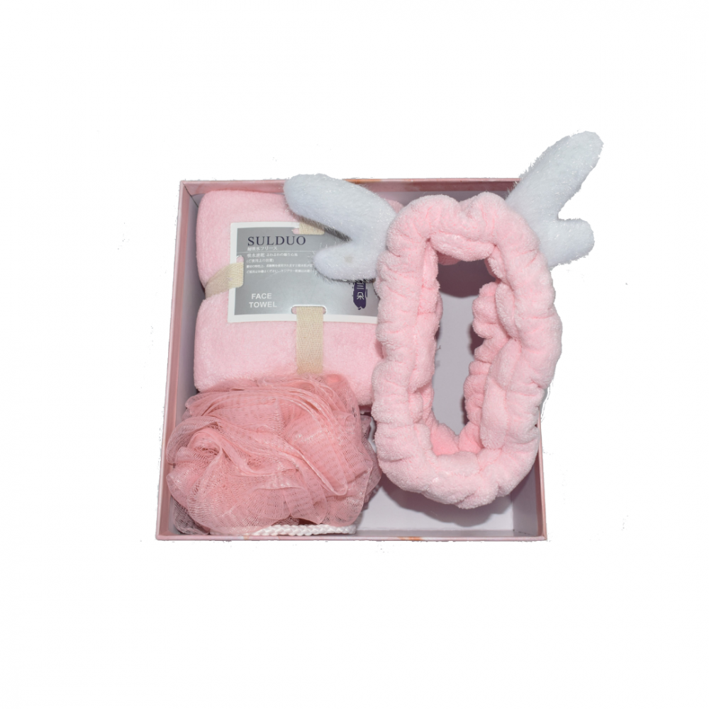 Set cadou 3 piese pentru fete, Roz [5]