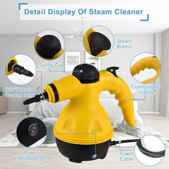 Set cu aparat de curatat manual cu abur [5]