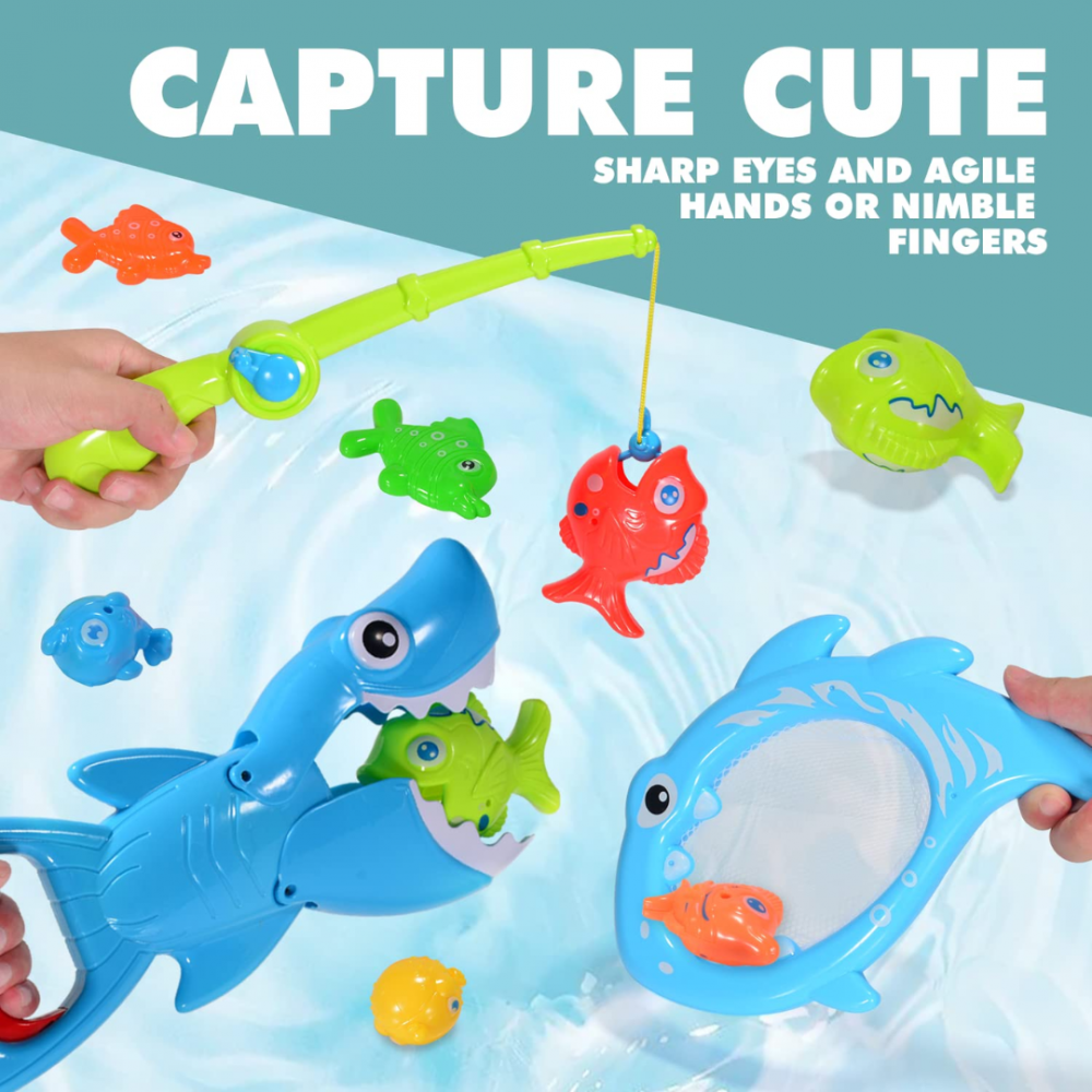 Set de joacă cu undiță și peștișori colorati [2]