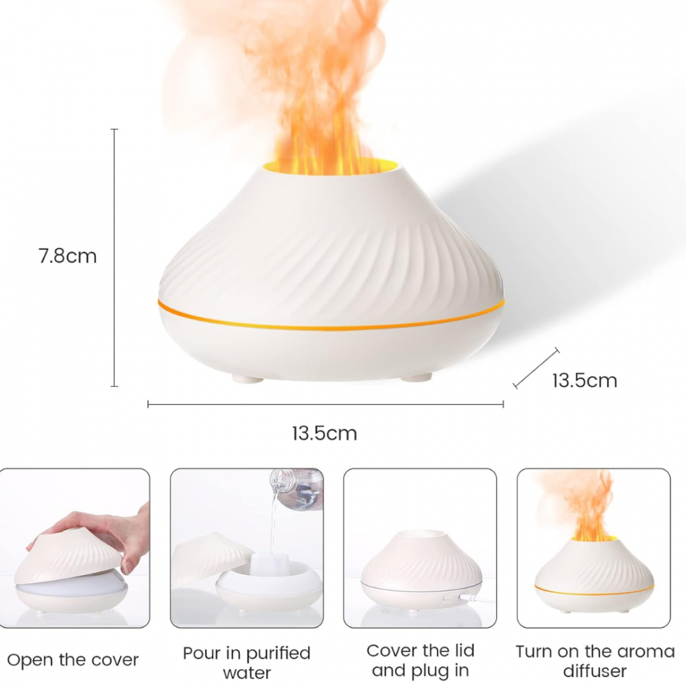 Set difuzor aromaterapie cu 4 uleiuri esențiale naturale [6]