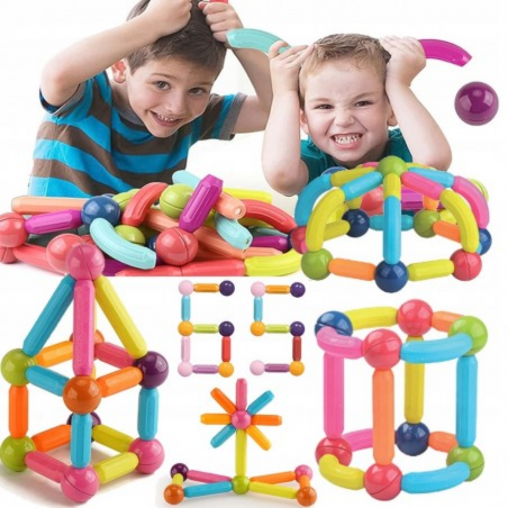 Set magnetic de construit cu 84 piese [7]