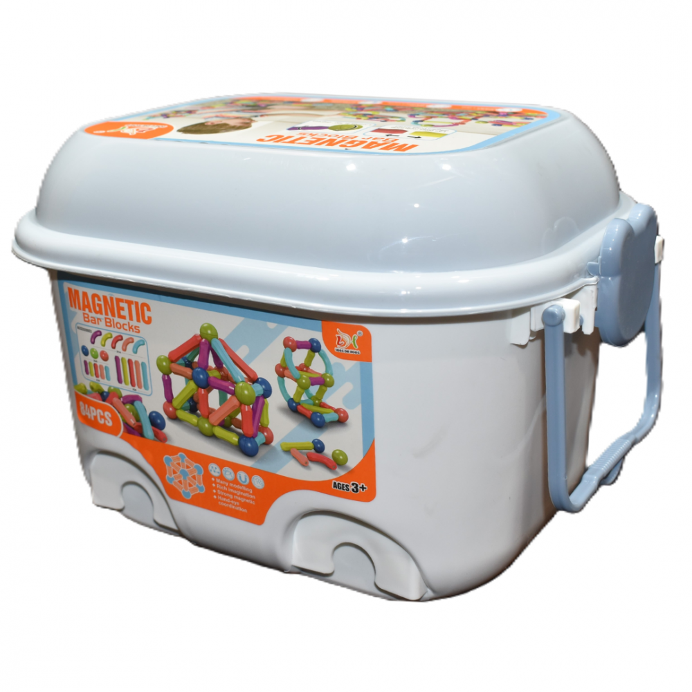 Set magnetic de construit cu 84 piese [9]