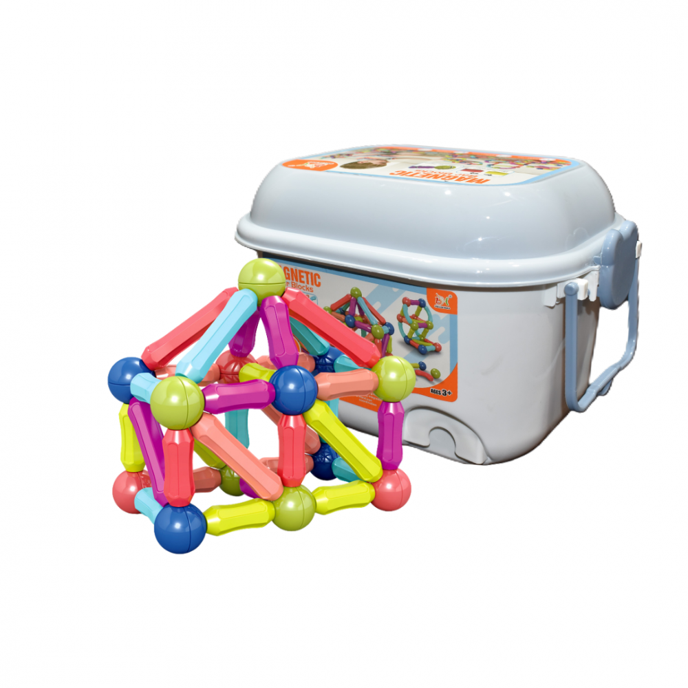 Set magnetic de construit cu 84 piese [1]