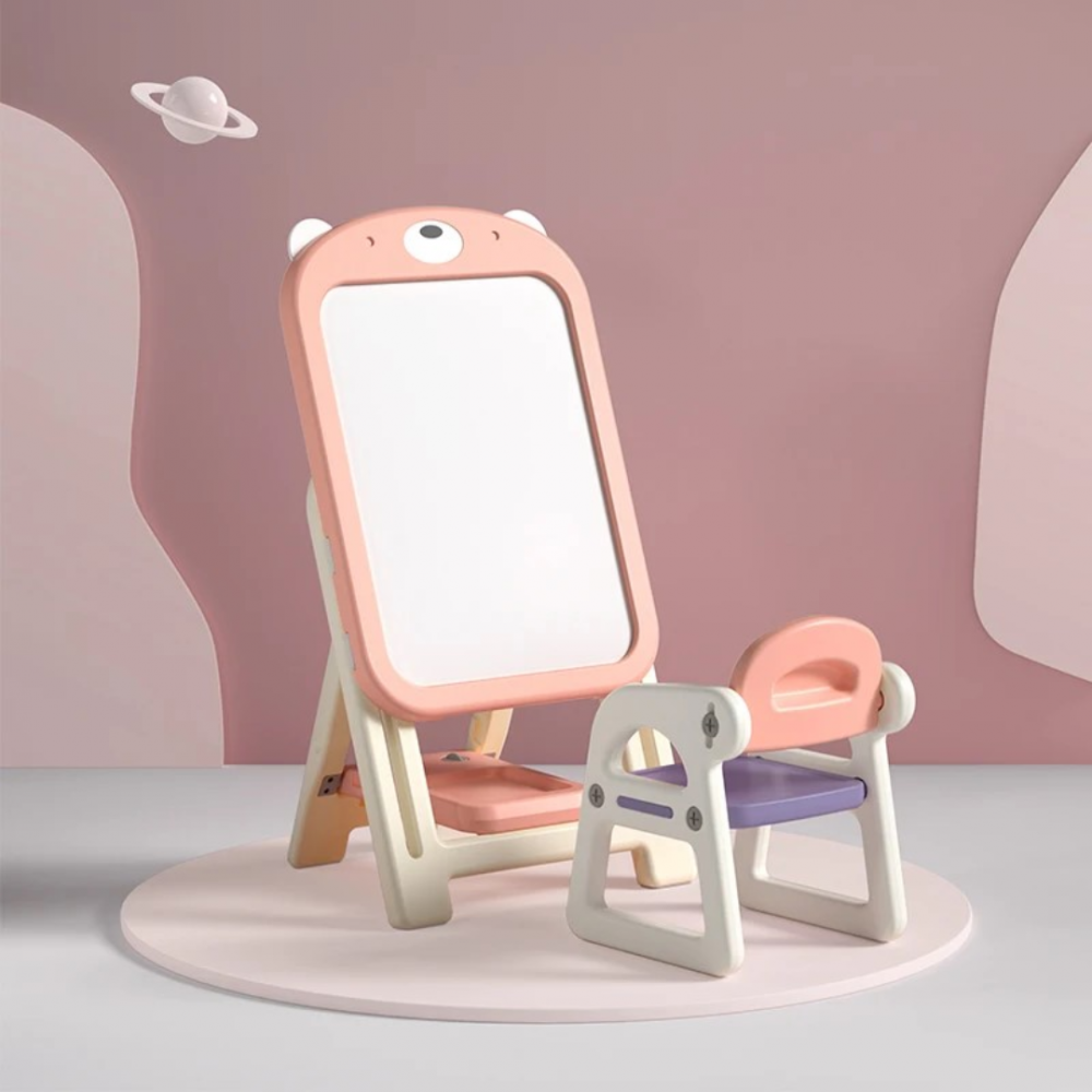 Set scaun și tablă multifuncțională, model Ursuleț [2]