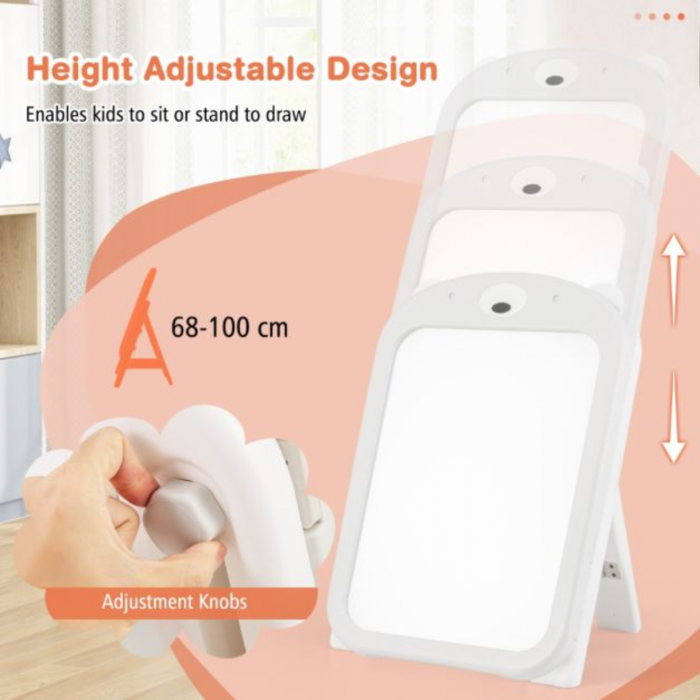 Set scaun și tablă pentru scris și desen, model Ursuleț [7]