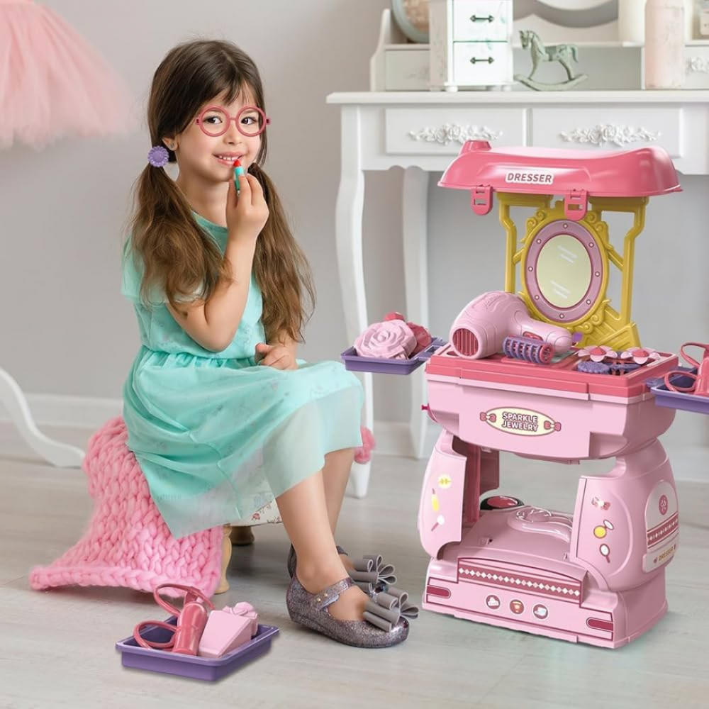 Set trusă salon frumusețe 2 în 1 cu 25 accesorii [2]