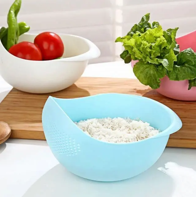 SIta pentru orez, spalat fructe si legume, Bleu [4]