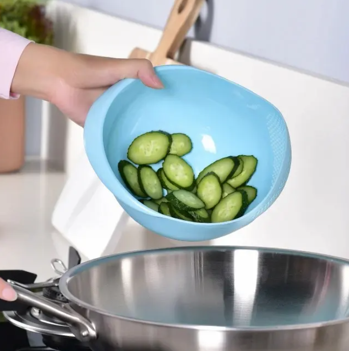 SIta pentru orez, spalat fructe si legume, Bleu [5]