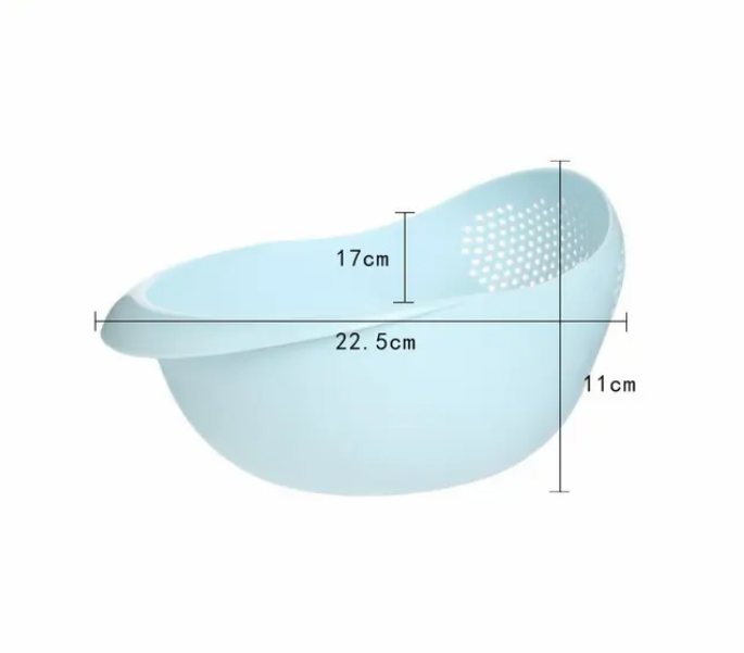 SIta pentru orez, spalat fructe si legume, Bleu [1]