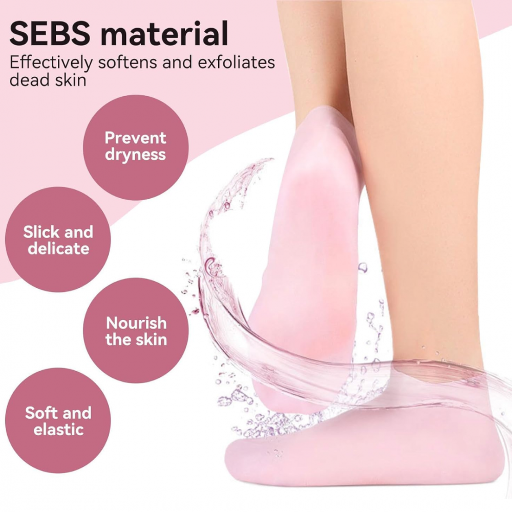 Sosete impermeabile și respirabile, Roz Transparent [2]