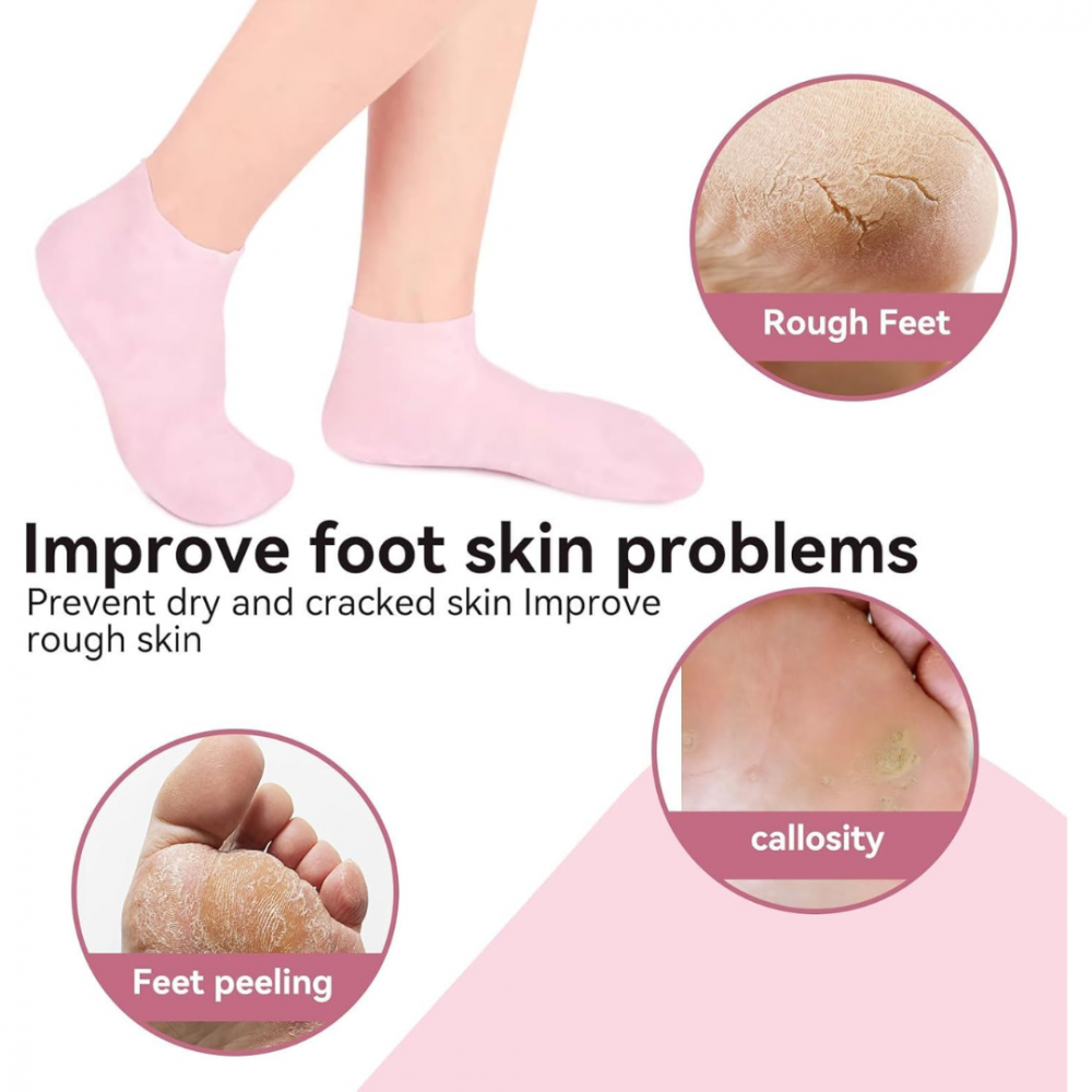 Sosete impermeabile și respirabile, Roz Transparent [5]