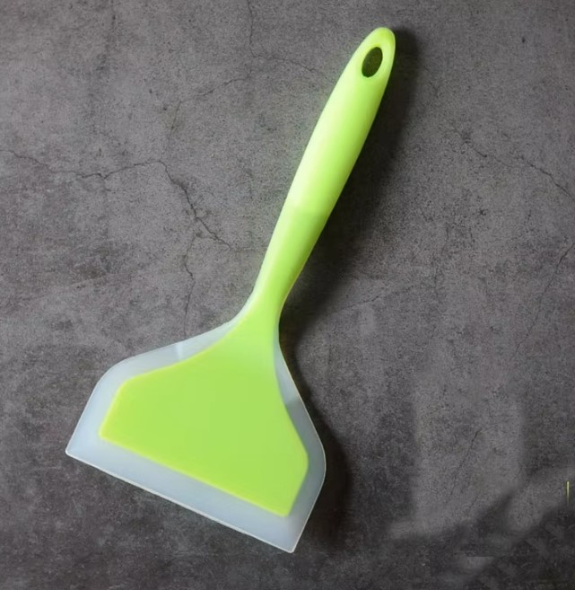 Spatula din silicon, antiaderenta, Verde [1]