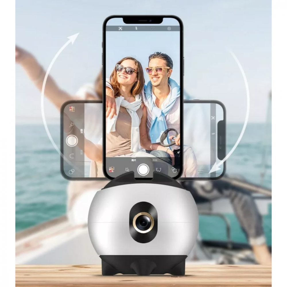Stabilizator de imagine cu urmărire automată a feței și rotație 360° [5]