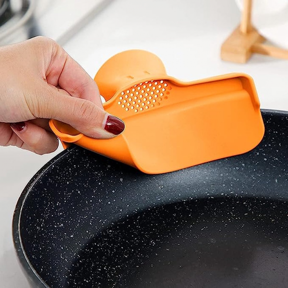 Strecurătoare din Silicon Multifuncțională, cu Funcție Anti-Stropire [3]