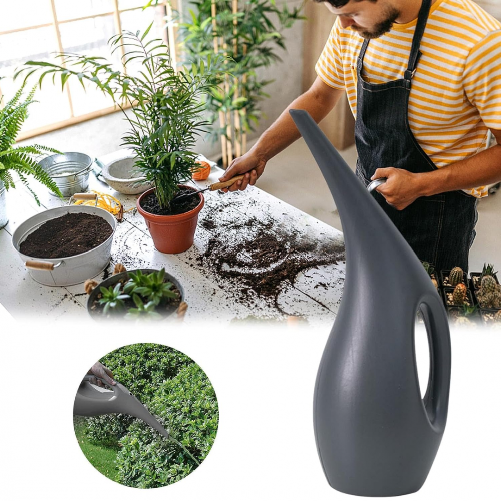 Stropitoare de grădină, capacitate 1.5L, gri închis [4]