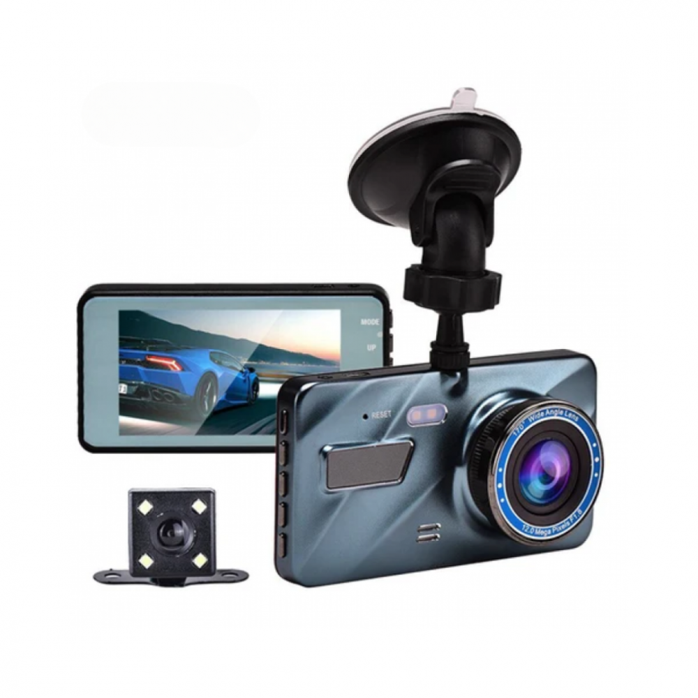 Camera video de bord auto dublă, față și spate, Full HD [1]