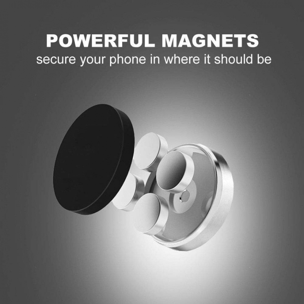 Suport magnetic universal pentru mașină, argintiu [7]