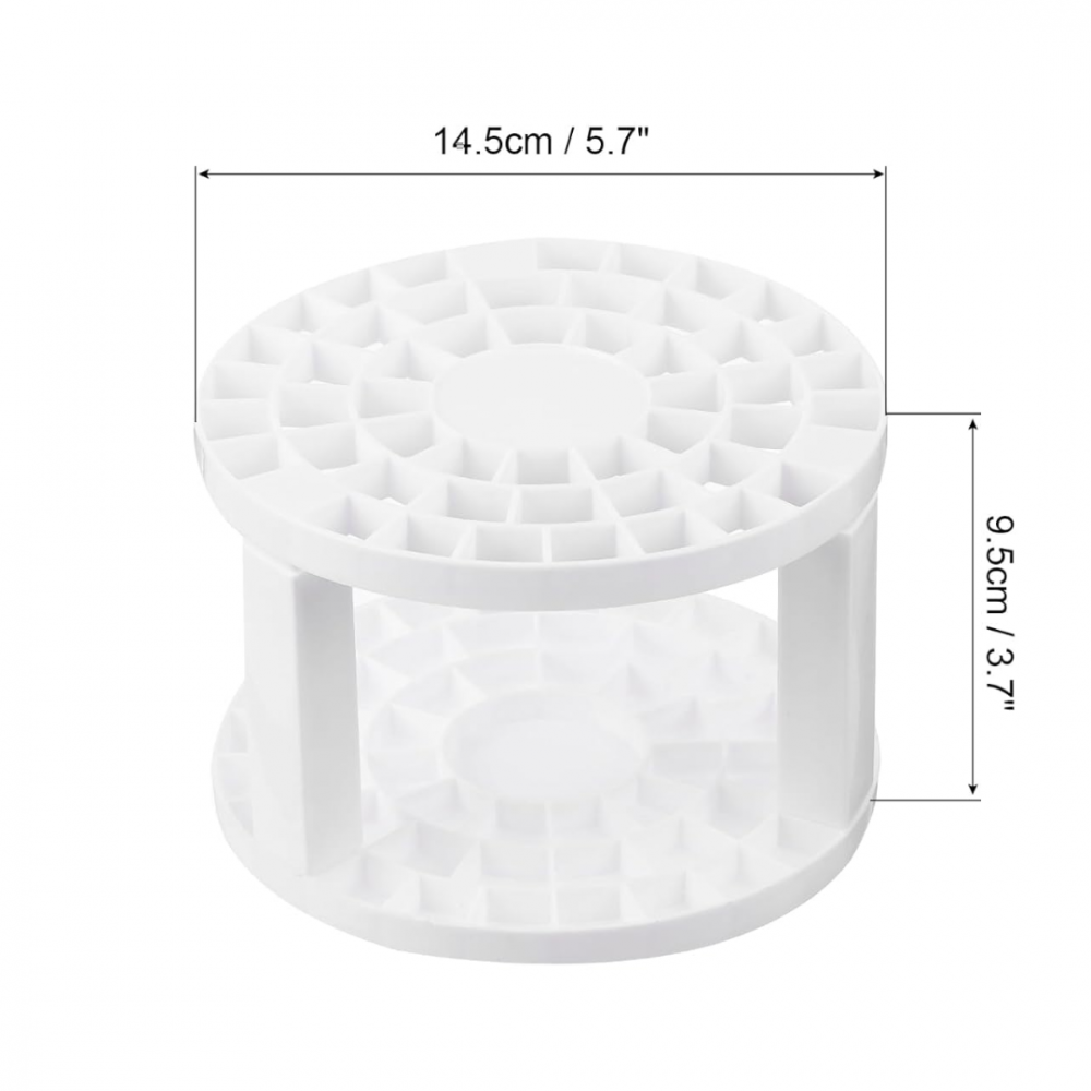 Suport de 49 pensule cosmetice, Alb [2]