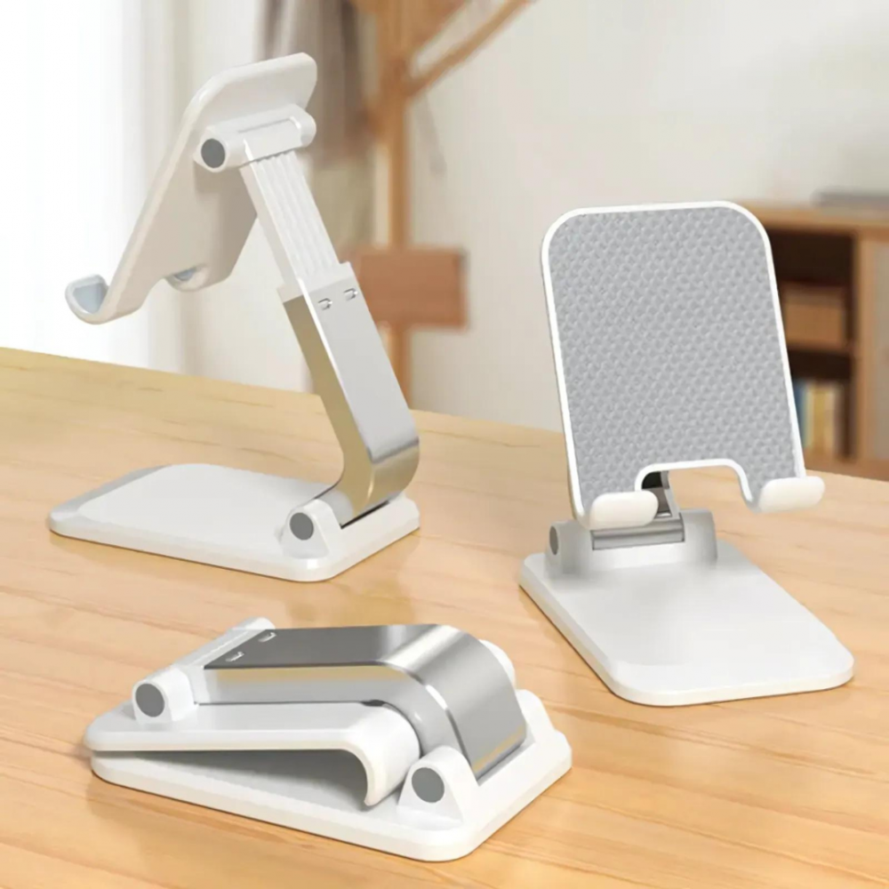 Suport reglabil telefon/tabletă, alb [6]