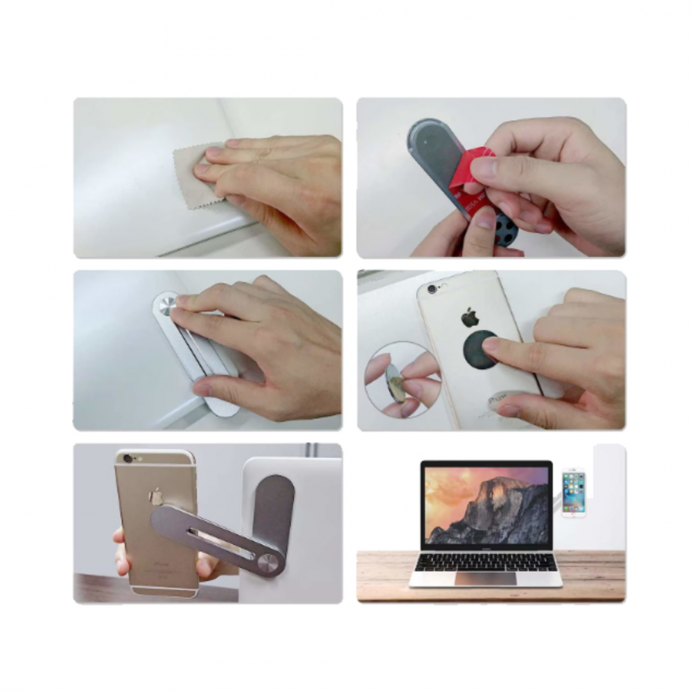Suport magnetic telefon pentru laptop [8]