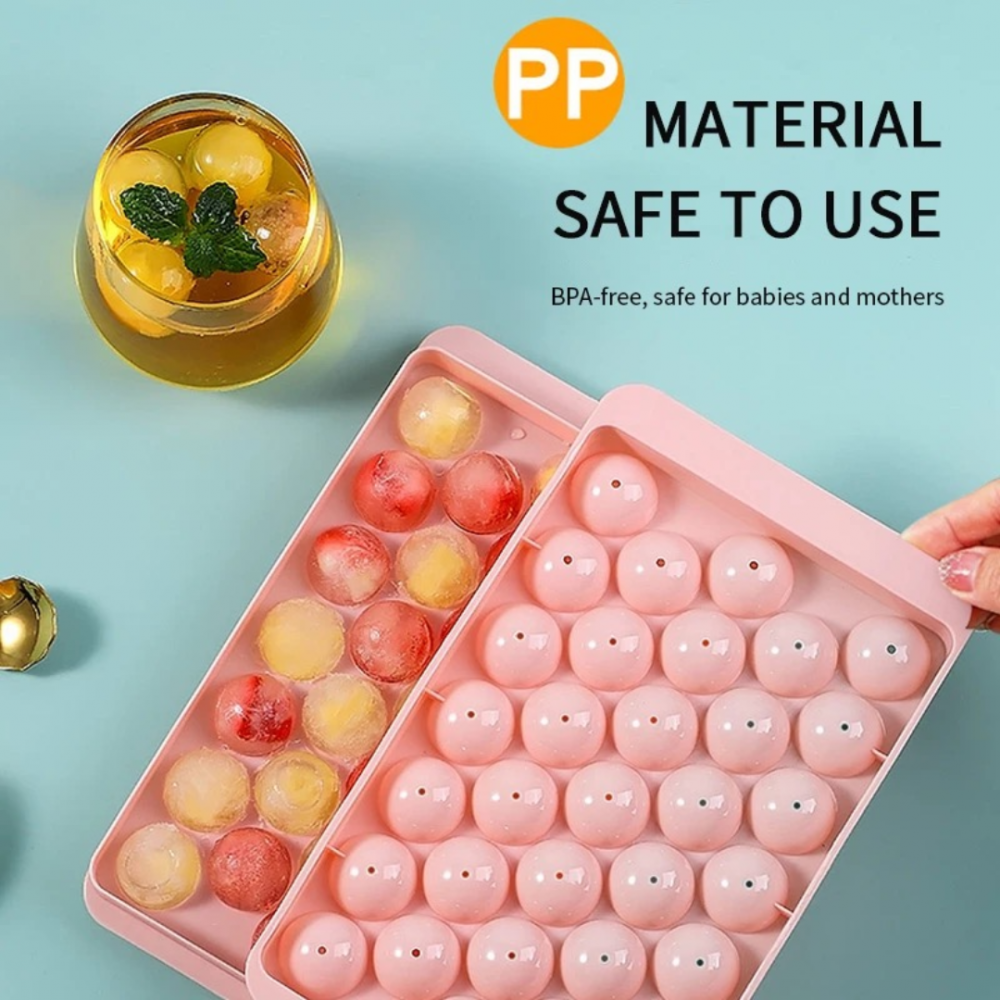 Tava pentru Gheață, 33 Compartimente, Roz [4]