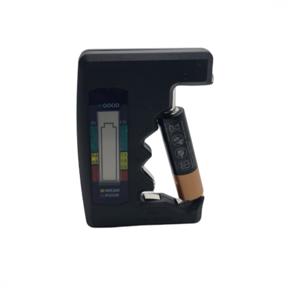 Tester digital universal pentru baterii, negru [4]