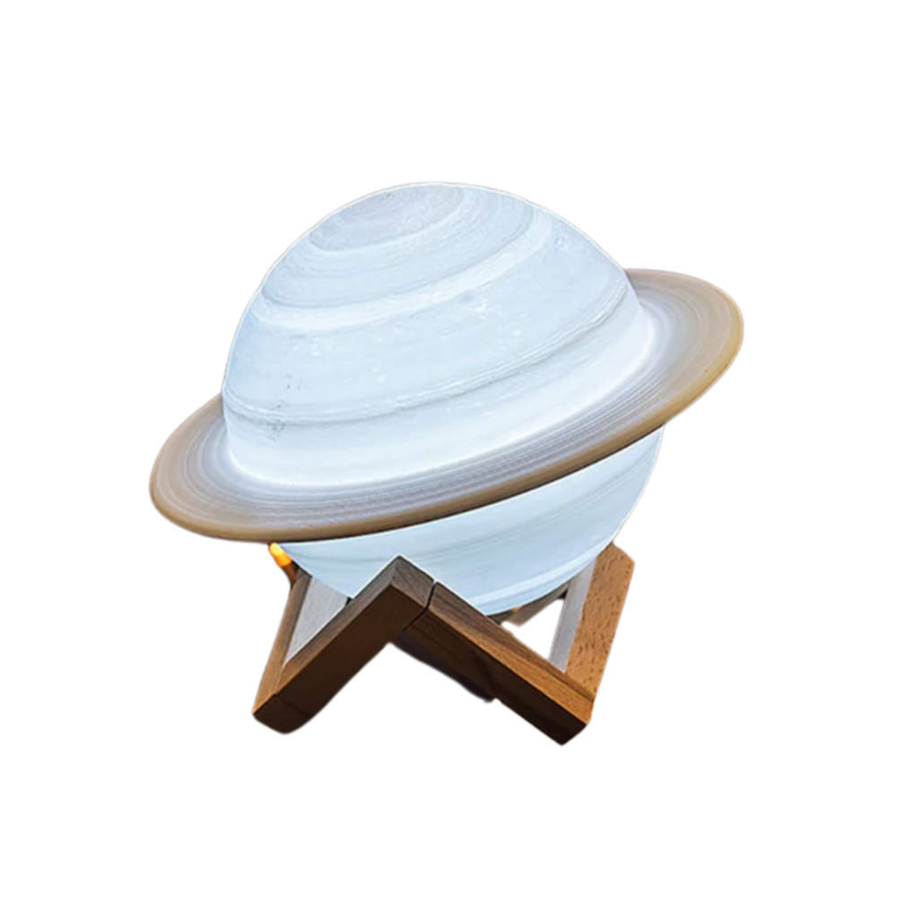 Umidificator aromaterapie, formă planetă, lumină de veghe cu 3 intensități [1]