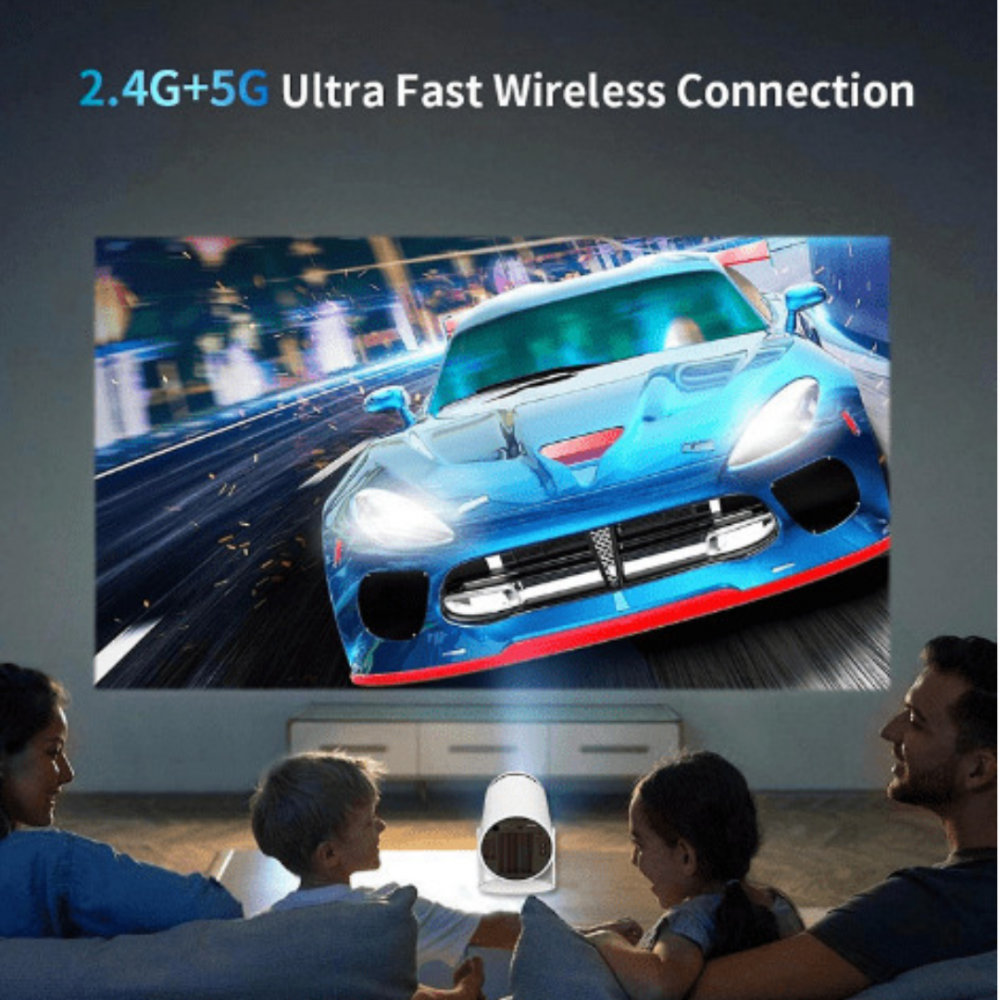 Videoproiector portabil cu Wi-Fi 6, rezoluție 4K și Android 11 [6]