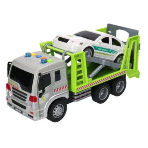 Set mașină și camion tractare pe rampă [3]